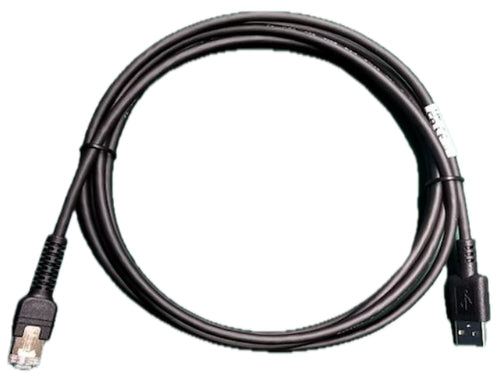 Zebra Barcode Reader Extension Cable USB A RJ-50 Black