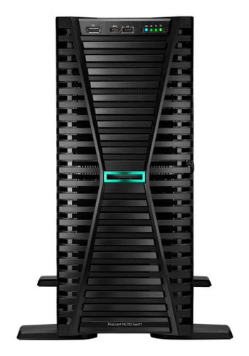 HPE ProLiant ML110 Gen11 5416S 2.0GHz 16c 1P 2x32GB‑R 8SFF MR408i‑o 2x960GB SSD 2x1000W PS EU server