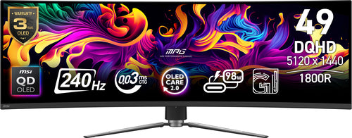 MSI MPG 491CQPX QD-OLED Computermonitor