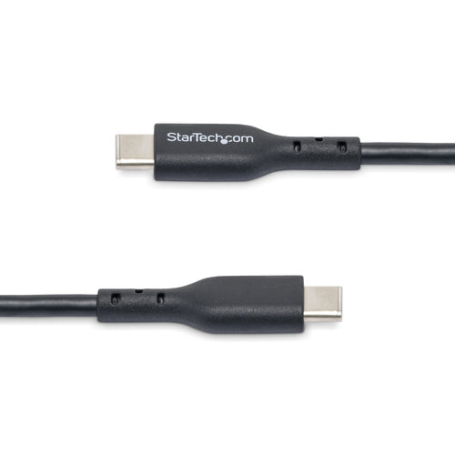 USB-C Ladekabel 1,8 m 60 W PD Datenübertragung Schwarz 2er-Pack