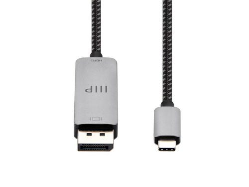 Video Cable Adapter Monoprice 44469 DisplayPort to USB-C 1.8m Male