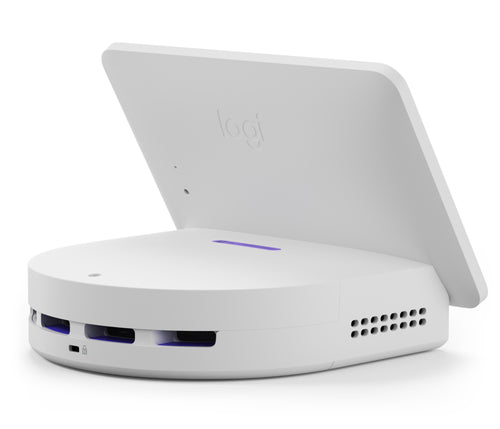 Video Conferencing System Logitech Logi Dock Flex High-Quality Audio Seamless Connectivity White