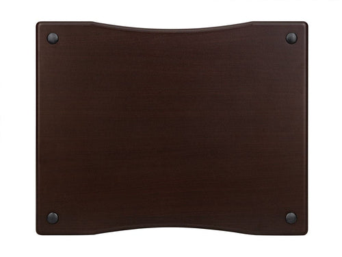 4 Tier Audio Stand XL Monoprice MDF Steel Wood Espresso
