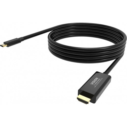 Vision TC 2MUSBCDP8K/BL DisplayPort cable