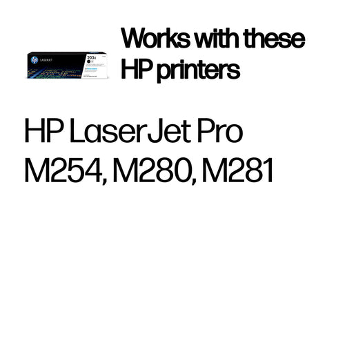 HP 203X High Yield Black Original LaserJet toner cartridge