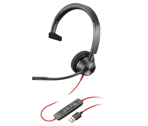 HP Poly Blackwire 5220 Stereo USB-A Headset
