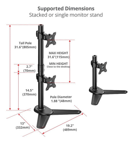Siig CE-MT5J11-S1 monitor mount / stand