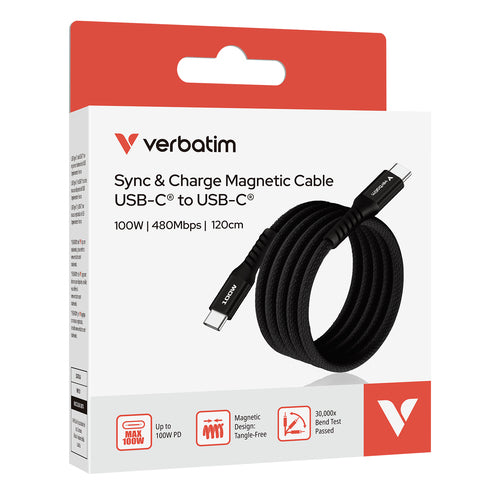 100W USB-C auf USB-C Sync & Lade Magnetkabel 1,2m