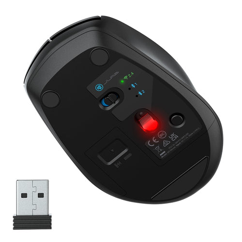Computer Mouse JLab GO Ambidextrous RF Wireless Bluetooth 1600 DPI