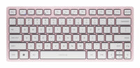 CHERRY KW 7100 Mini Bluetooth Wireless Keyboard 75% Layout Scissor Switch QWERTY Pink White
