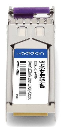 AddOn Networks SFP-1G-BX-U-120-I-AO network transceiver module