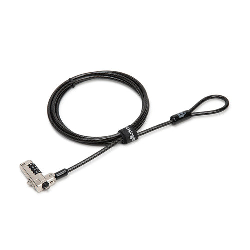 Cable Lock Kensington N17 Serialized Combination Lock 1.8m Carbon Steel for Wedge-Shaped Slots