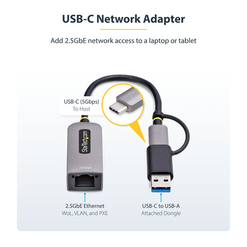 StarTech.com U2GA-USB-C-ETHERNET network card