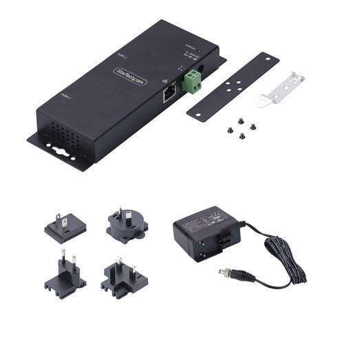 Serial Converter StarTech 2-Port Serial to Ethernet Adapter Metal Housing