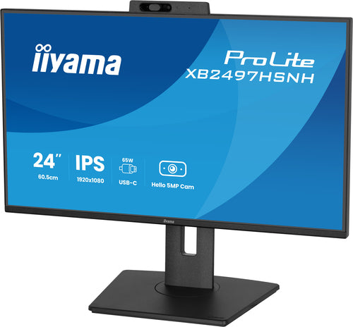 iiyama ProLite XB2497HSNH-B1 24IN IPS LCD 4MS 1920X1080 350CD/M2 HDMI/DP/USB 2 computer monitor