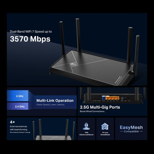 TP-Link Archer BE3600 wireless router