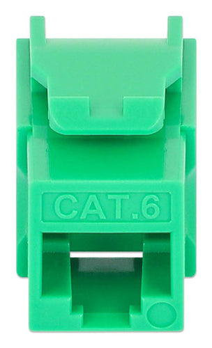 Keystone Module Intellinet 772143 10GBase-T RJ-45 IDC Flat Green