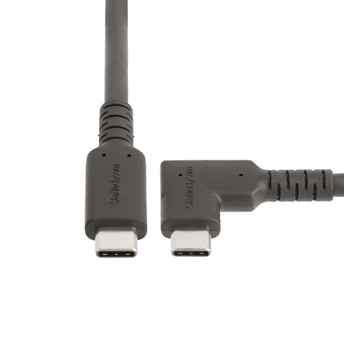 StarTech USB-C-Kabel RUSB31CC1MBR – 0,9 m langes rechtwinkliges 10-Gbit/s-Datenkabel