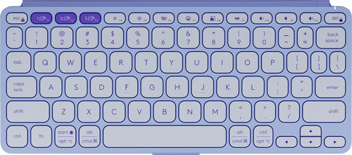 Mobile Device Keyboard Logitech Keys-To-Go 2 Scissor Key QWERTY Slim Lightweight Lilac