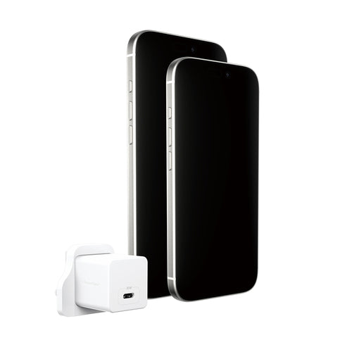 PanzerGlass empower™ by ® Turbo 30W Charger Single USB-C | UK Plug | Silver White