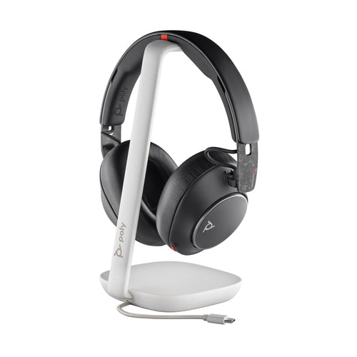 HP Poly Voyager Surround 85 UC USB-C Headset +USB-C/A Adapter +Charging Stand