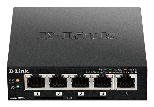 D-Link DGS-1005P/E network switch