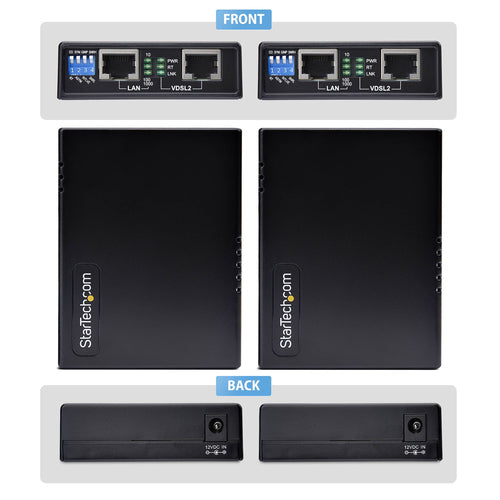 StarTech.com VDSL-LAN-EXTENDER-EU network extender