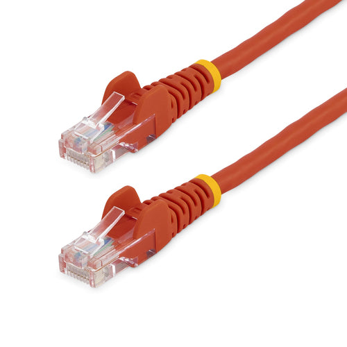 StarTech.com 3 ft Red Snagless Category 5e (350 MHz) UTP Patch Cable networking cable