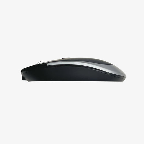 Kabellose Bluetooth-Tastatur mit Scherenmechanismus – Macally QWERTY in Schwarz & Grau mit Maus
