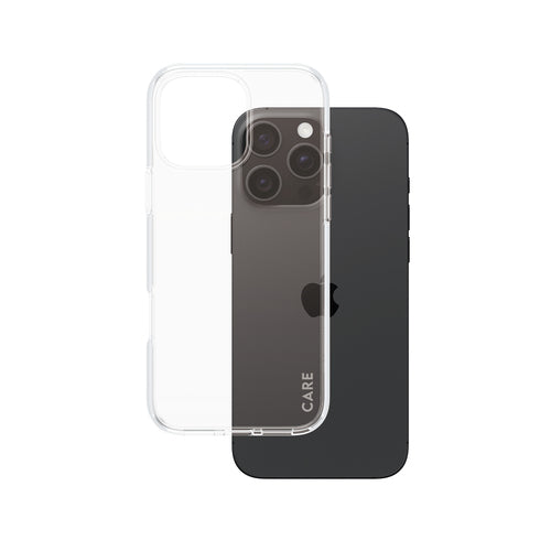 PanzerGlass CARE by ® Flagship Case Transparent Urban Combat w. Clear Frame iPhone 16 Pro Max mobile phone case