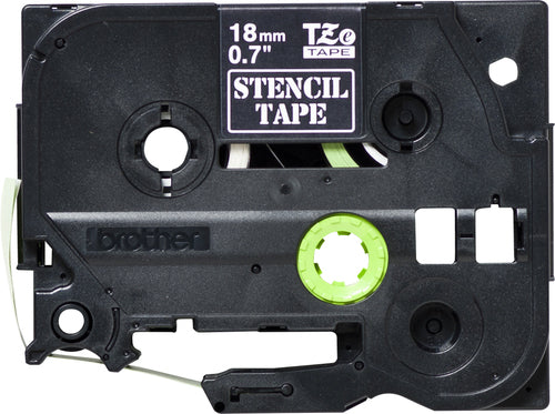 Brother STE-141 Label Making Tape - TZ/TZe - Black - 1.8 cm - Durable Labeling Solution