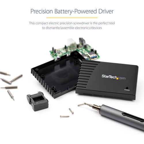 Electric Precision Screwdriver Set StarTech.com CTK55PCEDRIVE 55 Bits 110 RPM Portable Cordless