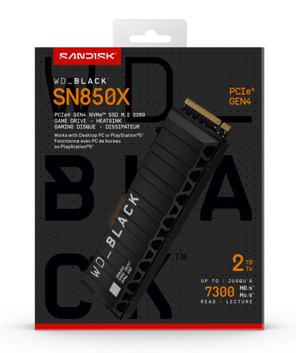 SanDisk Black WD_BLACK SN850X NVMe