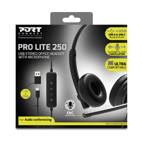 Port Designs PORT Connect 912005 headphones/headset