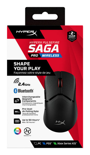 HyperX Pulsefire Saga Pro Wireless Gaming mouse