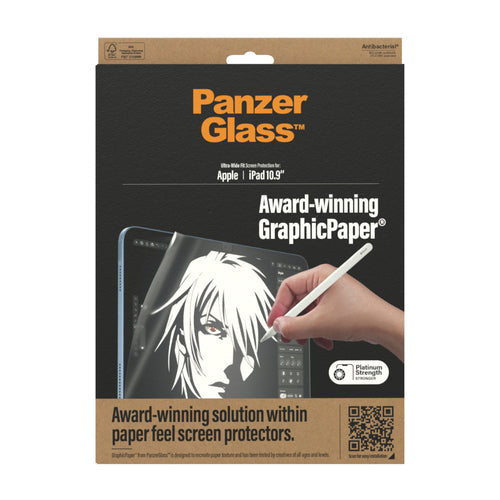 PanzerGlass ® GraphicPaper® Screen Protector iPad 10.9'' (2022) | Ultra-Wide Fit
