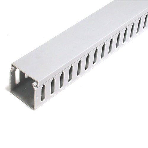 Kabelkanal 50x50mm, offene Schlitze, StarTech PVC Grau