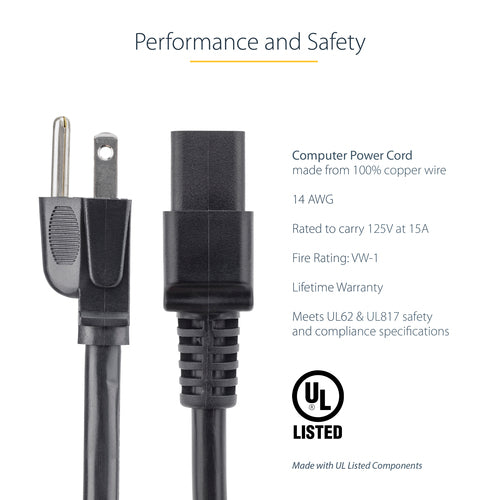 StarTech.com PXT515191410 power cable