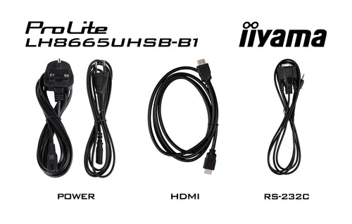 iiyama LH8665UHSB-B1 Signage Display
