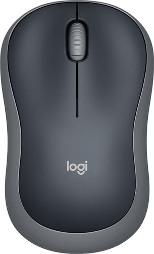 Logitech M185 Kabellose optische Maus 1000 DPI Beidhändig Schwarz