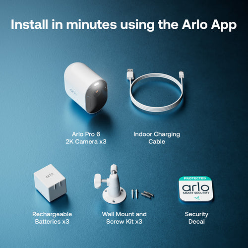 Arlo Pro VMC4370P IP Kamera 3er Set