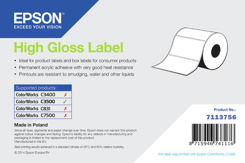 Epson High Gloss Label