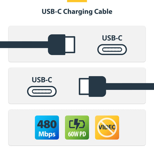 StarTech.com USB2CC3MBKE USB cable