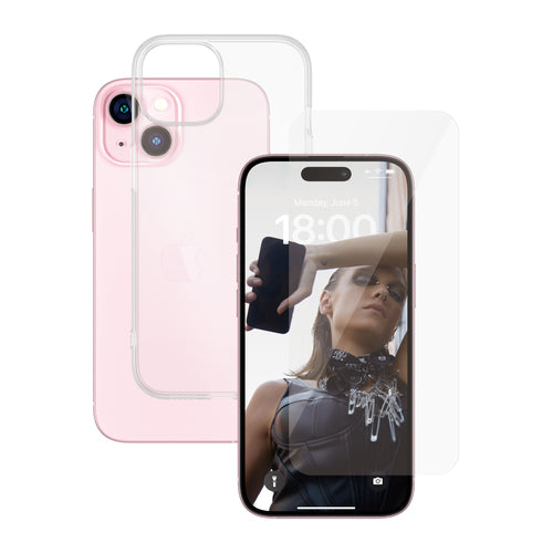 PanzerGlass SAFE. by ® 2-in-1 Bundle iPhone 15 | BULK