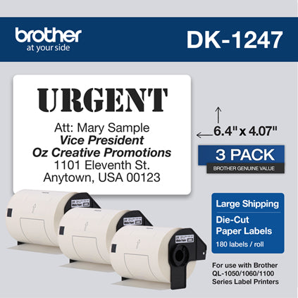 Brother DK-12473PK printer label