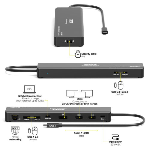 Port Designs PORT Connect 901906V2 interface hub