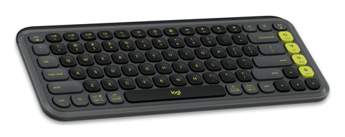 Wireless Bluetooth Mini Keyboard QWERTY Scissor Switch Graphite