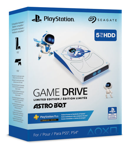 Seagate Game Drive Astro Bot external hard drive
