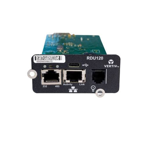 Vertiv Liebert IntelliSlot RDU120 kabelgebundener Ethernet-Controller 1000 Mbit/s Intern