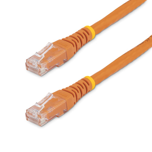 StarTech.com CAT6-Ethernetkabel 7,6m – Orange, 650 MHz, Gigabit-Netzwerk
